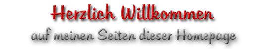 Herzlich Willkommen